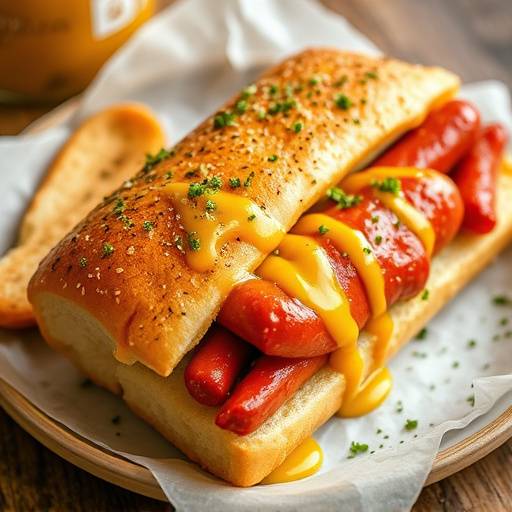 Image of a quick and easy Boerewors Rolls with Mustard